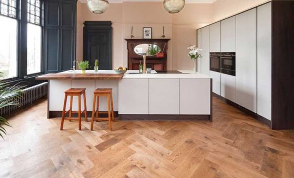 Cách chọn sàn gỗ phòng bếp đẹp