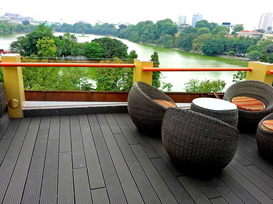 Thi công sàn gỗ nhựa ngoài trời Củ Chi