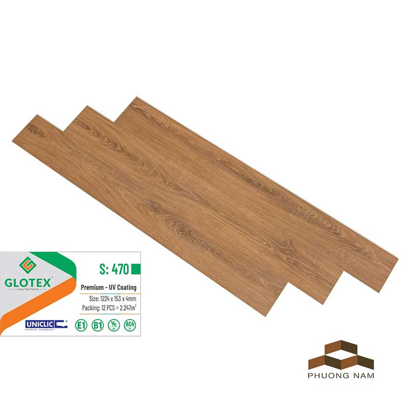 Sàn Nhựa Hèm Khóa Glotex 4 Ly Sàn Nhựa Hèm Khóa Glotex 4 Ly