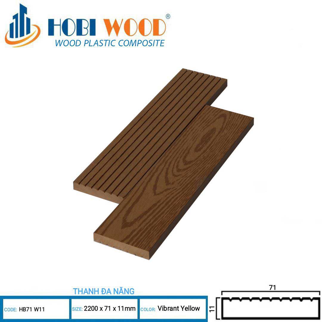 Thanh Đa Năng Ngoài Trời Hobi Wood HB 71W11